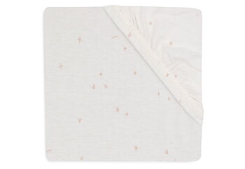 Jollein Dra-på lakan 60x120cm Twinkling Wild Rose