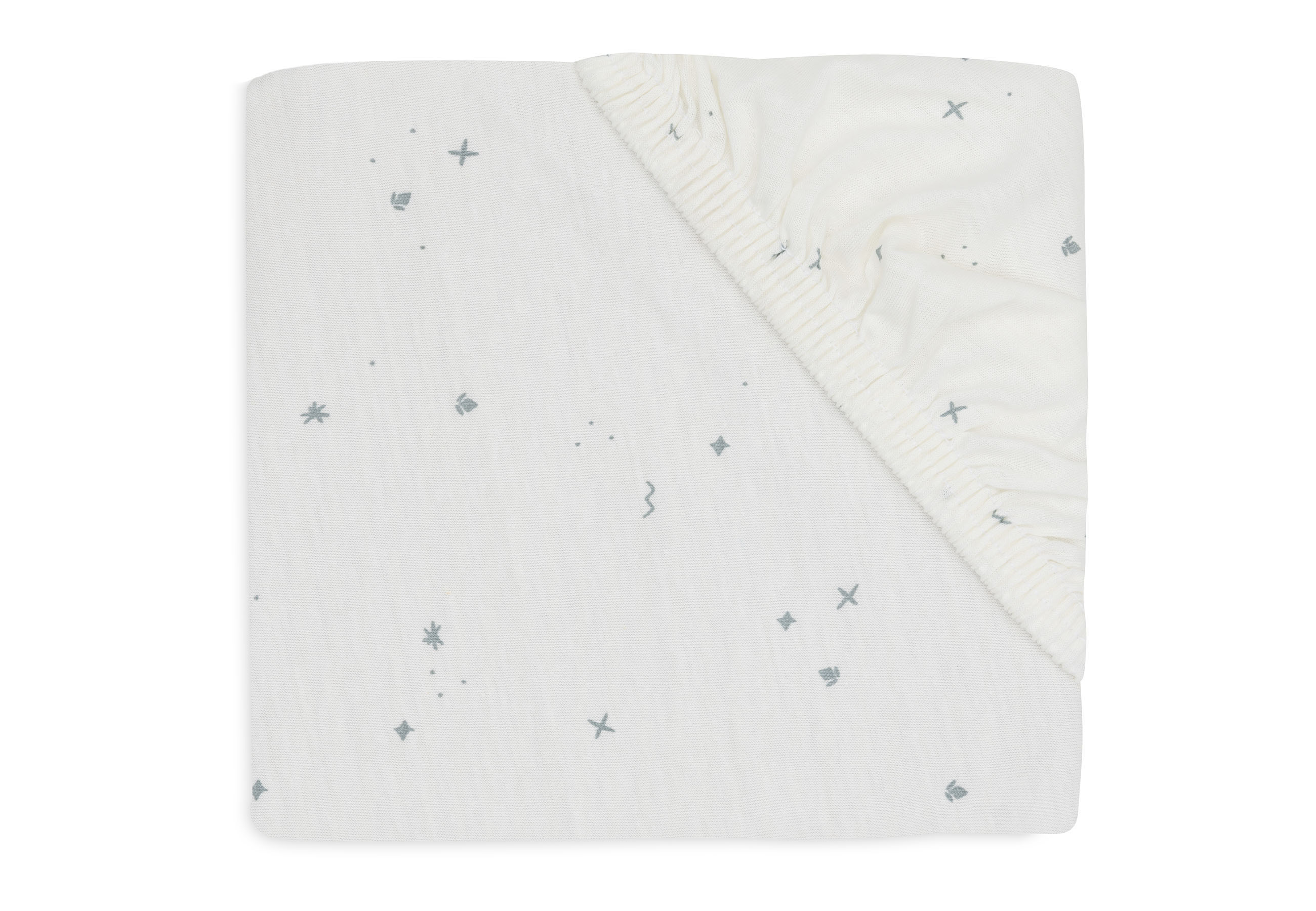 Jollein Dra-på lakan 60x120cm Twinkling Sea Green