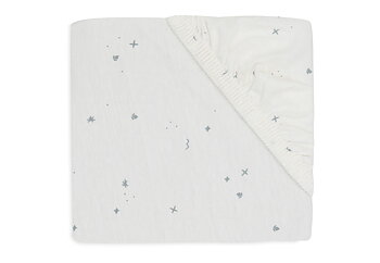Jollein Dra-på lakan 60x120cm Twinkling Sea Green