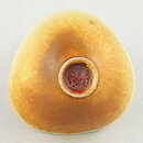 Berndt Friberg (1960s) Unique Brown Triangular Haresfur Bowl 4,5 cm