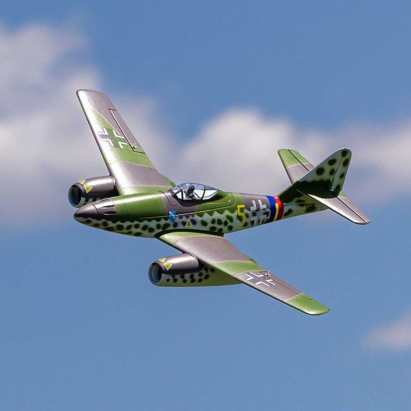 E-flite UMX Me 262 30mm EDF Jet BNF Basic with AS3X and SAFE Select, 660mm - 10