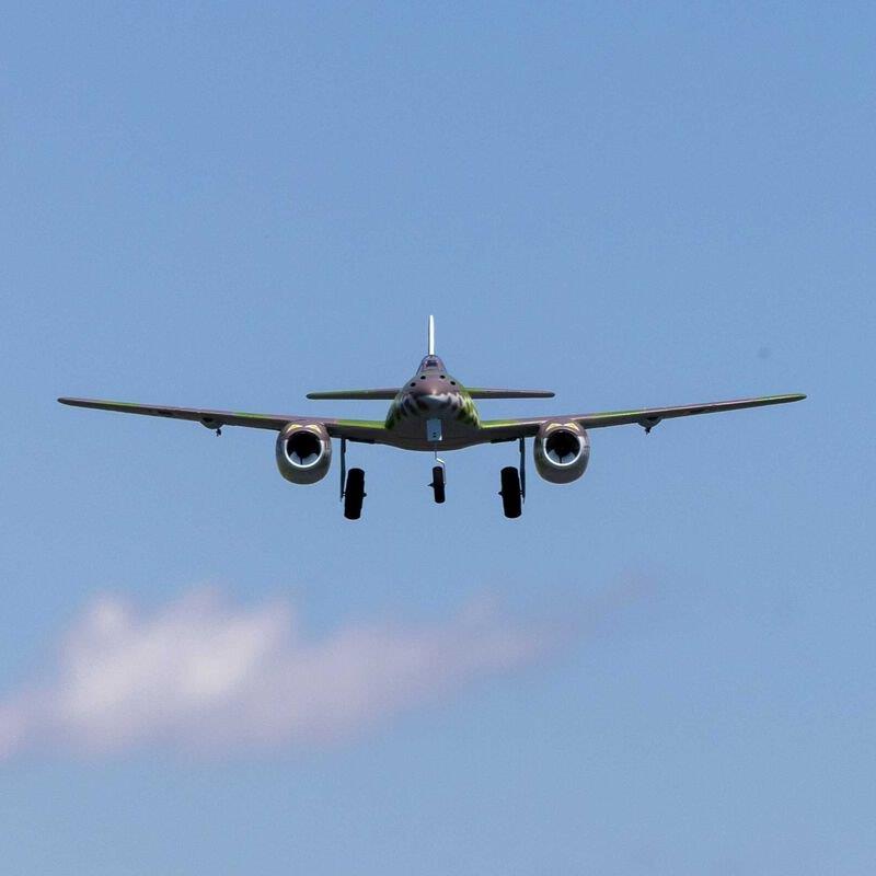 E-flite UMX Me 262 30mm EDF Jet BNF Basic with AS3X and SAFE Select, 660mm - 8