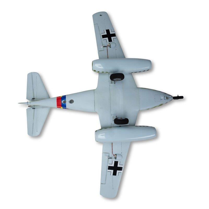 E-flite UMX Me 262 30mm EDF Jet BNF Basic with AS3X and SAFE Select, 660mm - 18