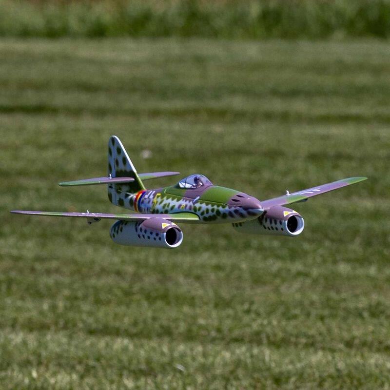 E-flite UMX Me 262 30mm EDF Jet BNF Basic with AS3X and SAFE Select, 660mm - 9