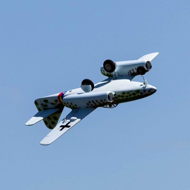E-flite UMX Me 262 30mm EDF Jet BNF Basic with AS3X and SAFE Select, 660mm - 6