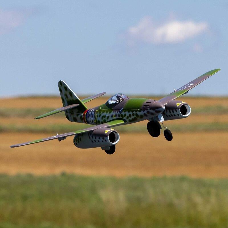 E-flite UMX Me 262 30mm EDF Jet BNF Basic with AS3X and SAFE Select, 660mm - 4
