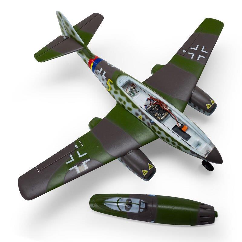 E-flite UMX Me 262 30mm EDF Jet BNF Basic with AS3X and SAFE Select, 660mm - 23