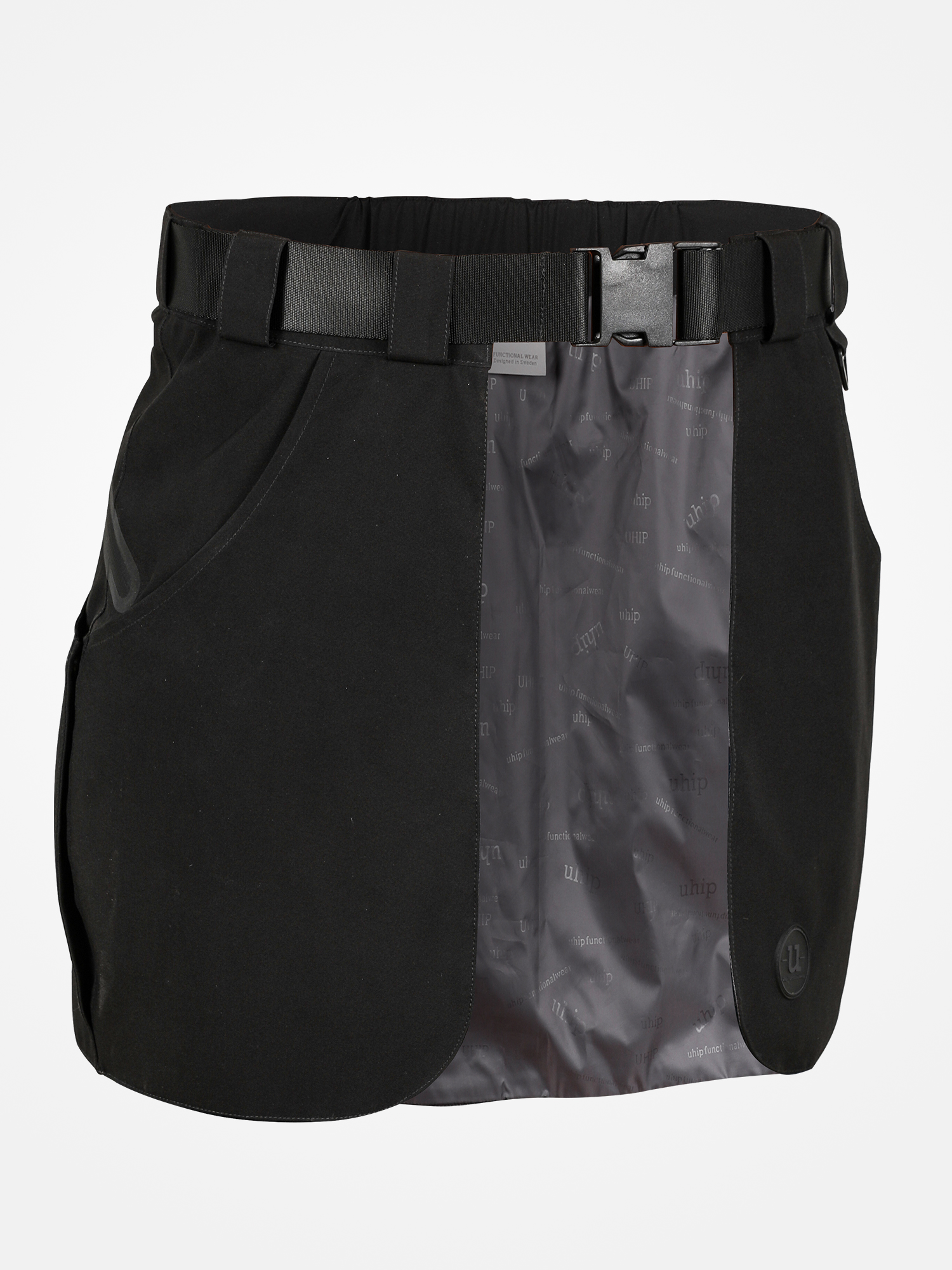Uhip Pocket Skirt 3.0 - Jet Black