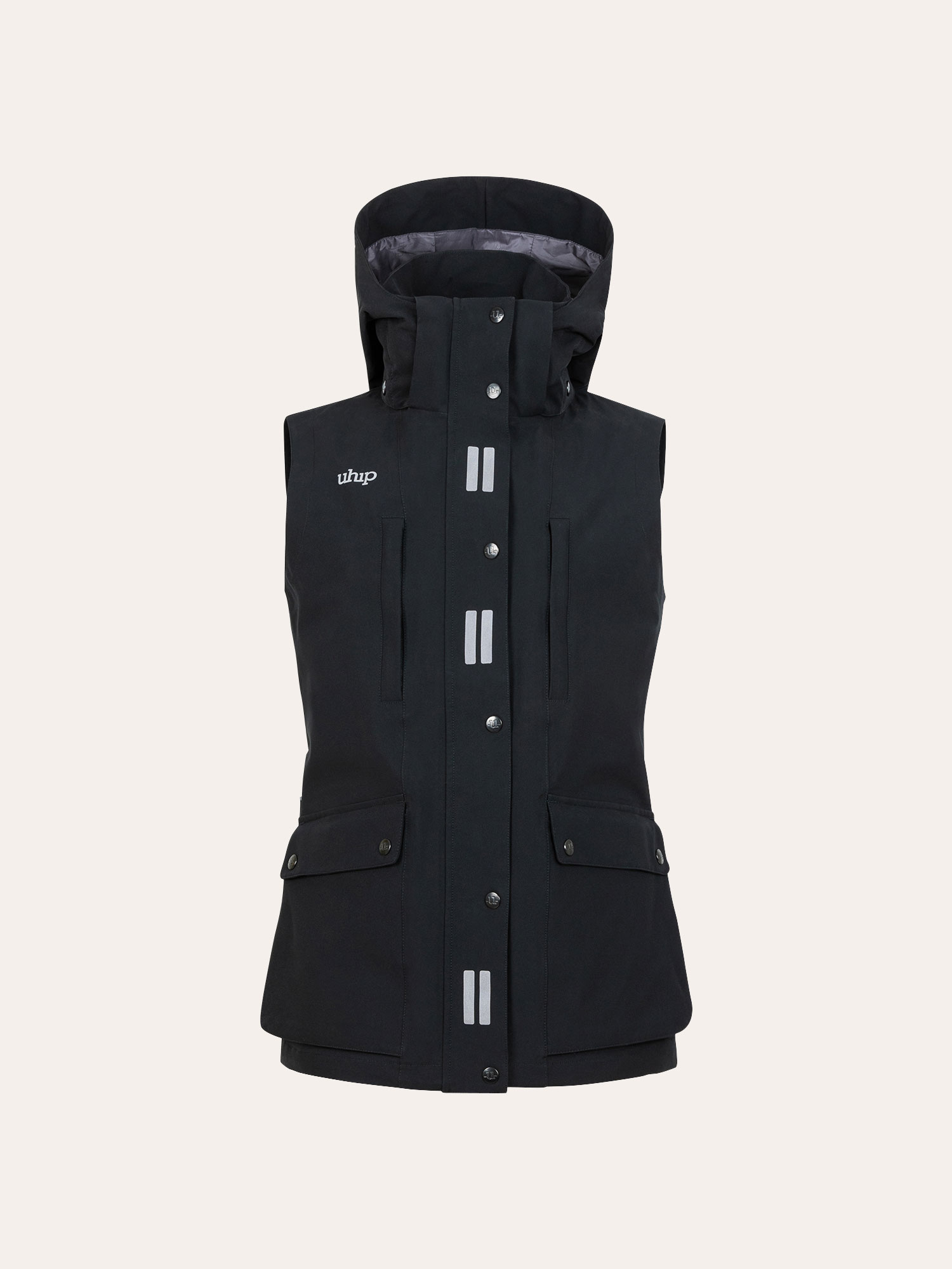 Uhip Regular Pro Dog Trainer Vest - Jet Black 