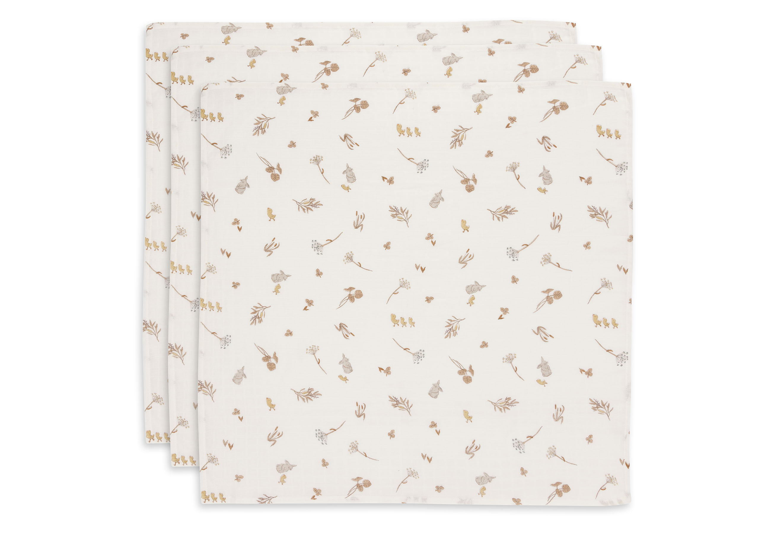 Jollein Muslinfilt 70x70cm Riverside 3pack - 2