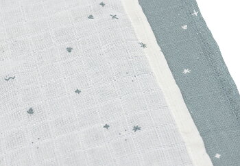 Jollein Muslinfilt 70x70cm Twinkling Sea Green 3pack