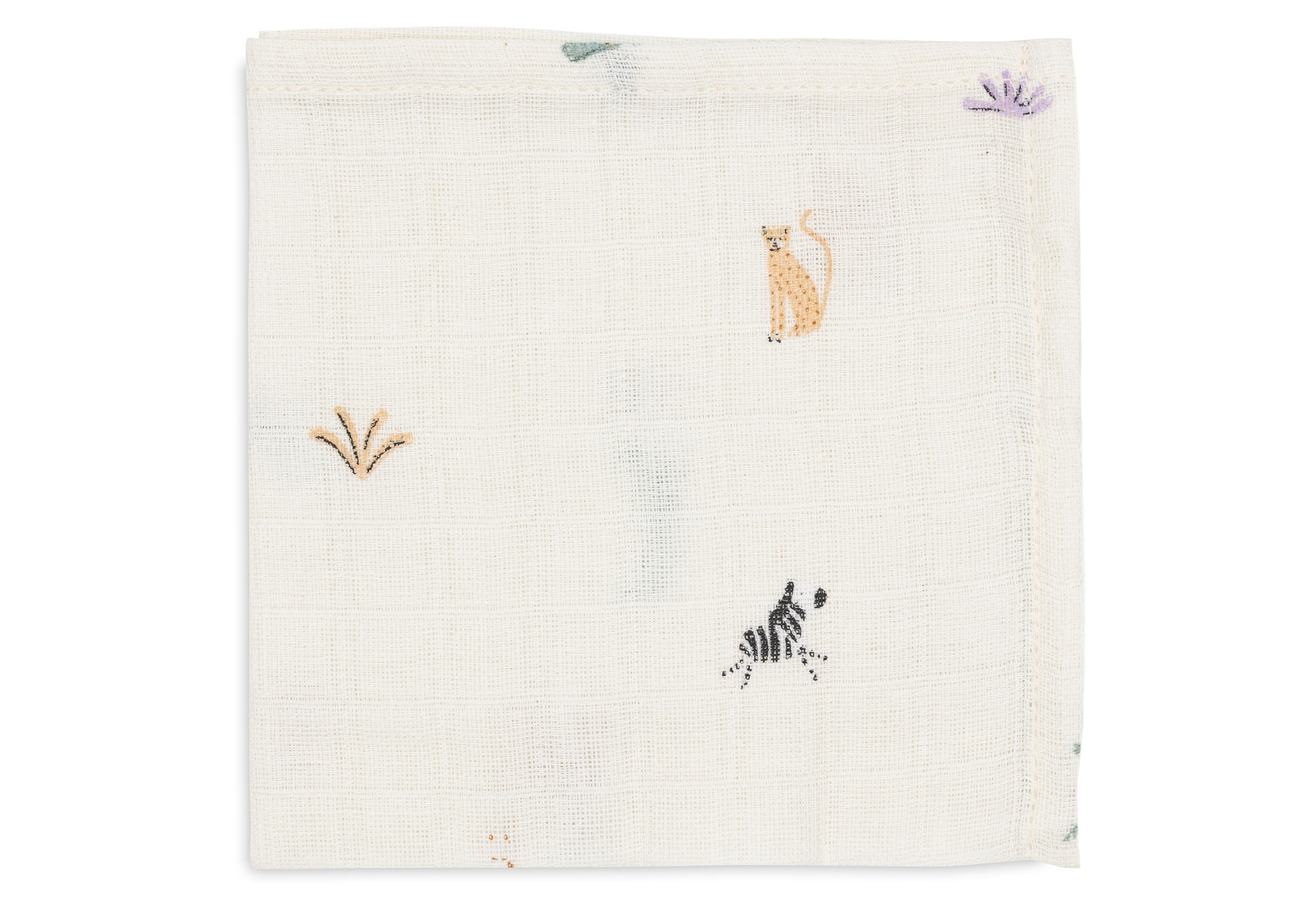 Jollein Muslin Tvättlapp 31x31cm Jungle Jambo 3pack - 3