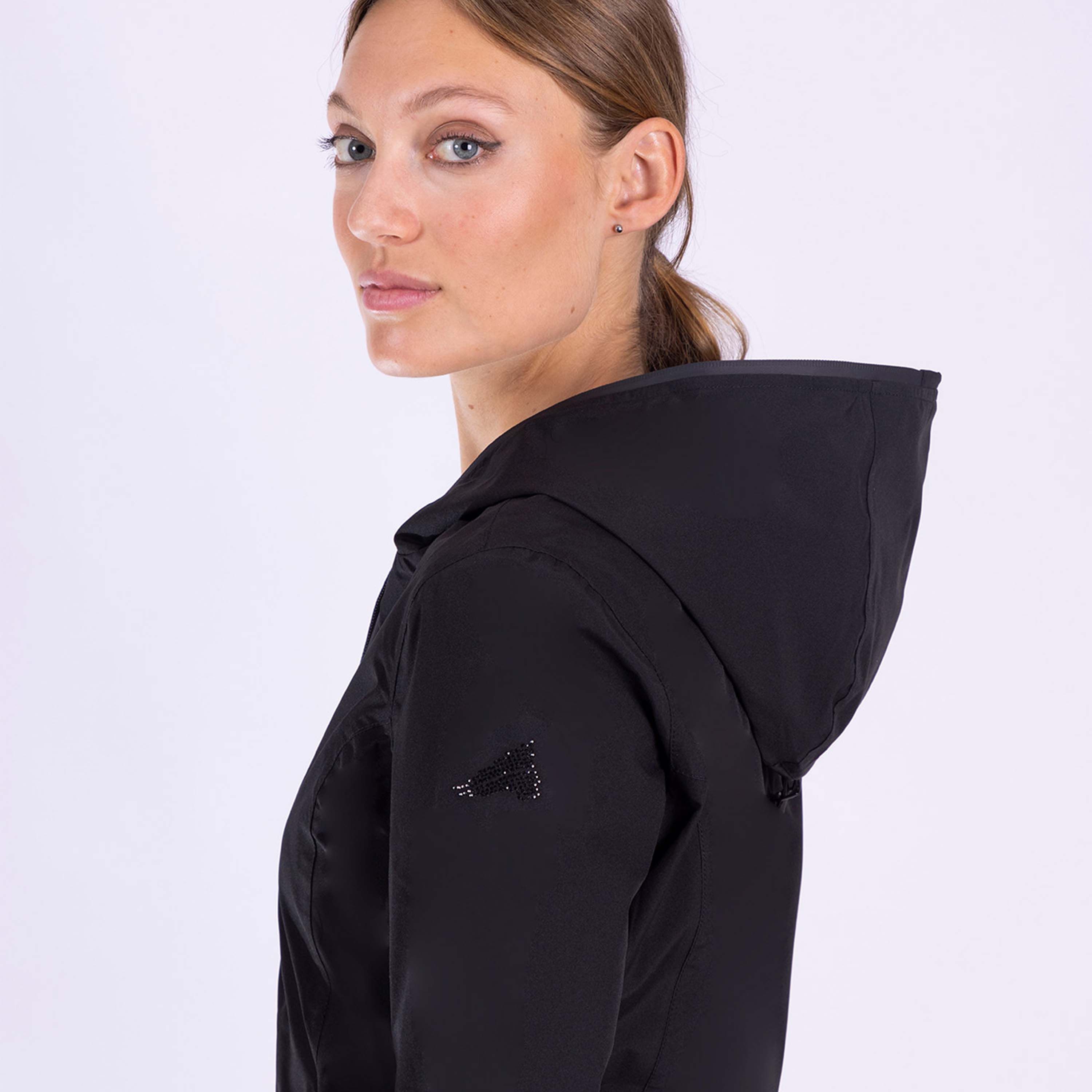 Ridregnjacka Euro-star ESLina black sida