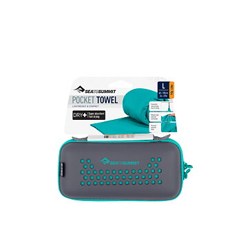 Resehandduk - SEA TO SUMMIT Pocket Towel Dry+ Large (flera färger)