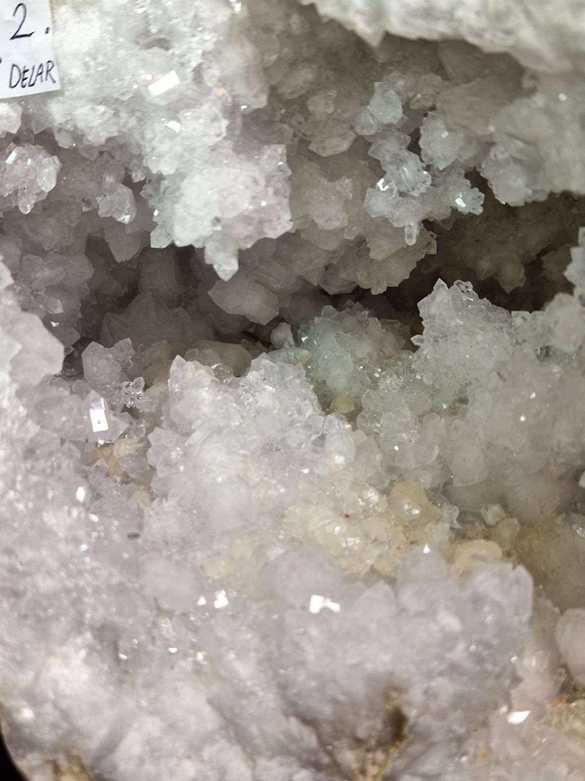 Bergkristall Kvarts Geode i två delar - ca 22 cm - 2