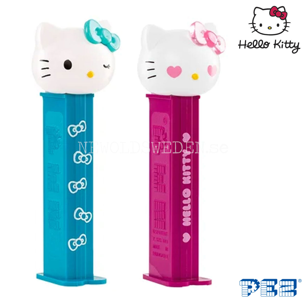 PEZ HELLO KITTY TWINPACK HEARTS & BLINKING - LIMITED EDITION COLLECTOR-SET - 2