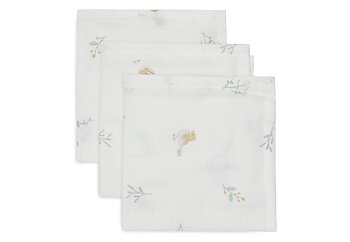 Jollein Muslin Tvättlapp 31x31cm Lovely Birds 3pack