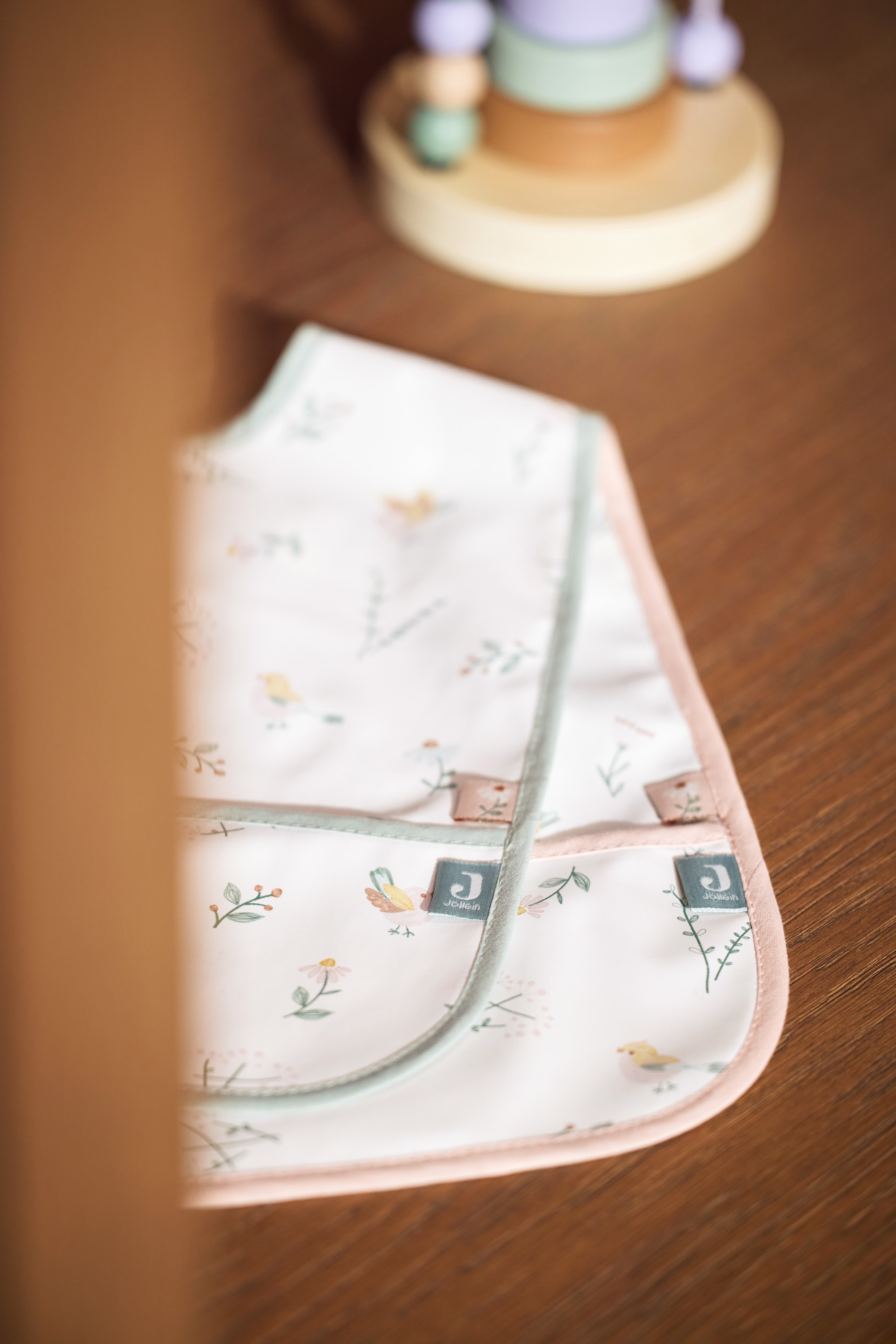 Jollein Haklapp Vattentät Lovely Birds (2pack) - 7