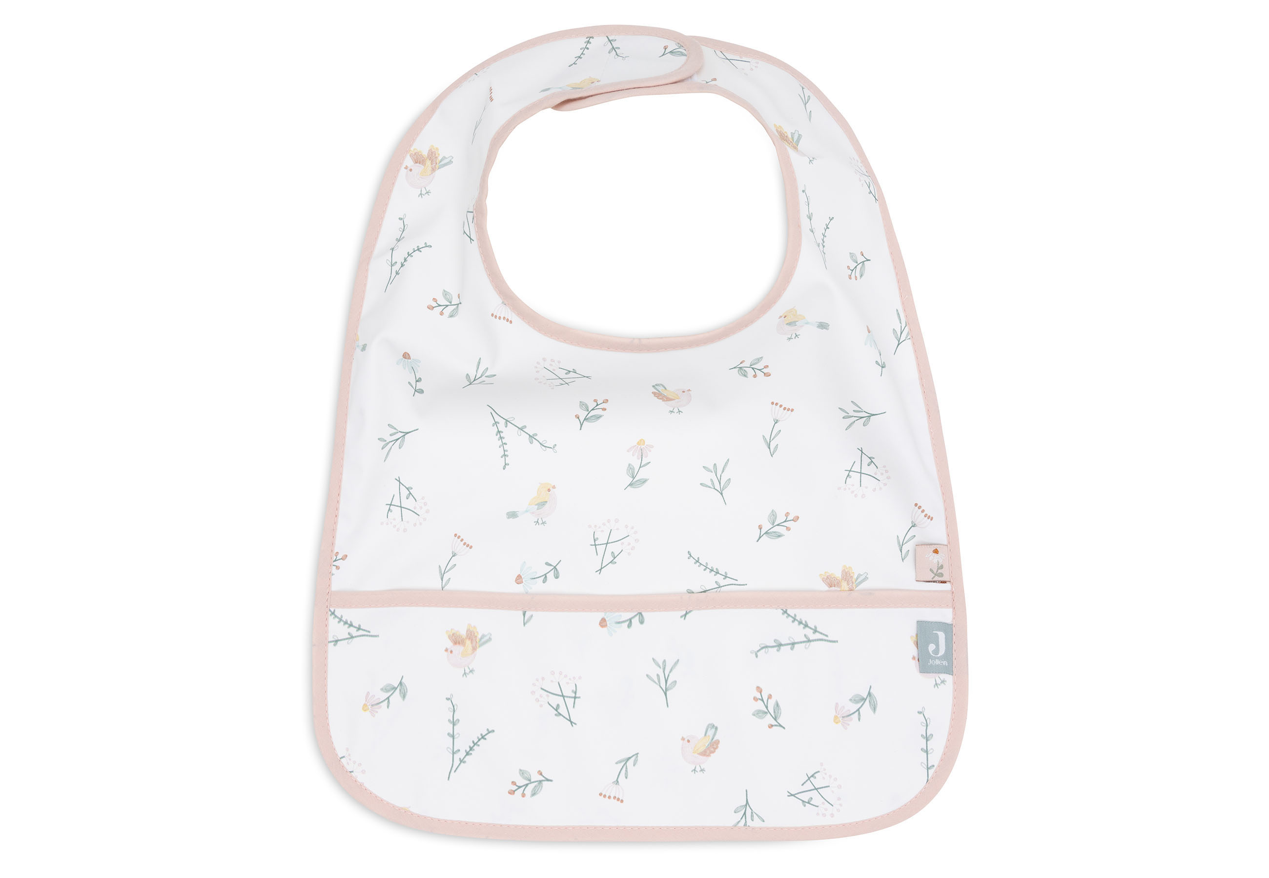 Jollein Haklapp Vattentät Lovely Birds (2pack) - 3