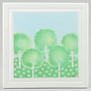 Pia Rönndahl (Villa Rosa 1985) Wall Plaque with Tree Motif 12 cm (2)