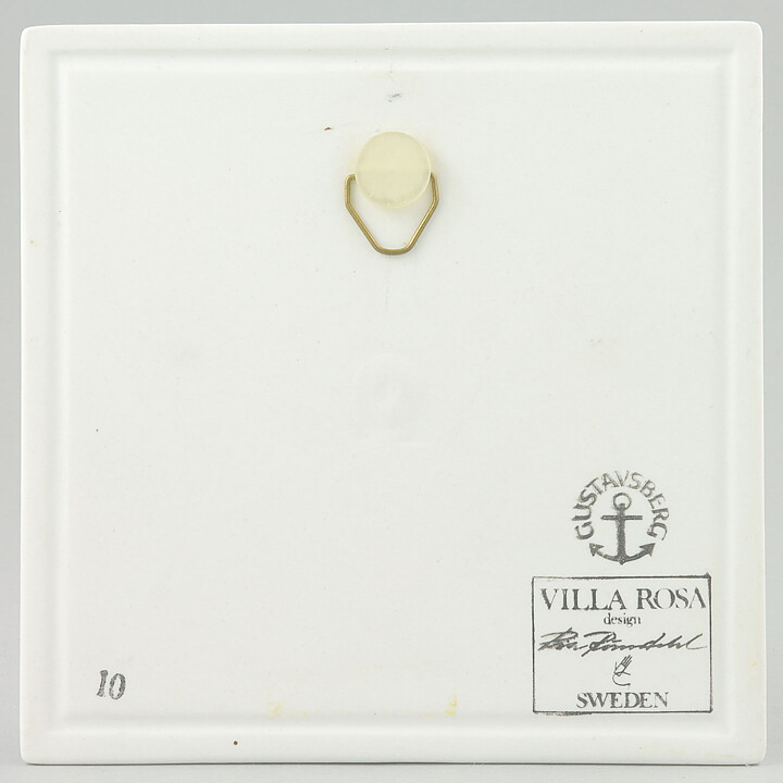 Pia Rönndahl (Villa Rosa 1985) Wall Plaque with Tree Motif 12 cm (2)
