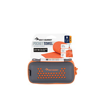 Resehandduk - SEA TO SUMMIT Pocket Towel Dry+ Medium (flera färger)