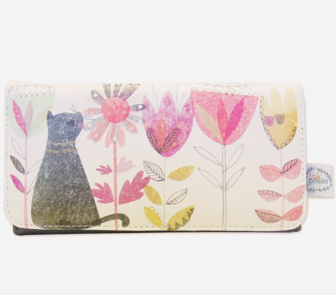 Ink Press Wallet Garden Cat  - 2
