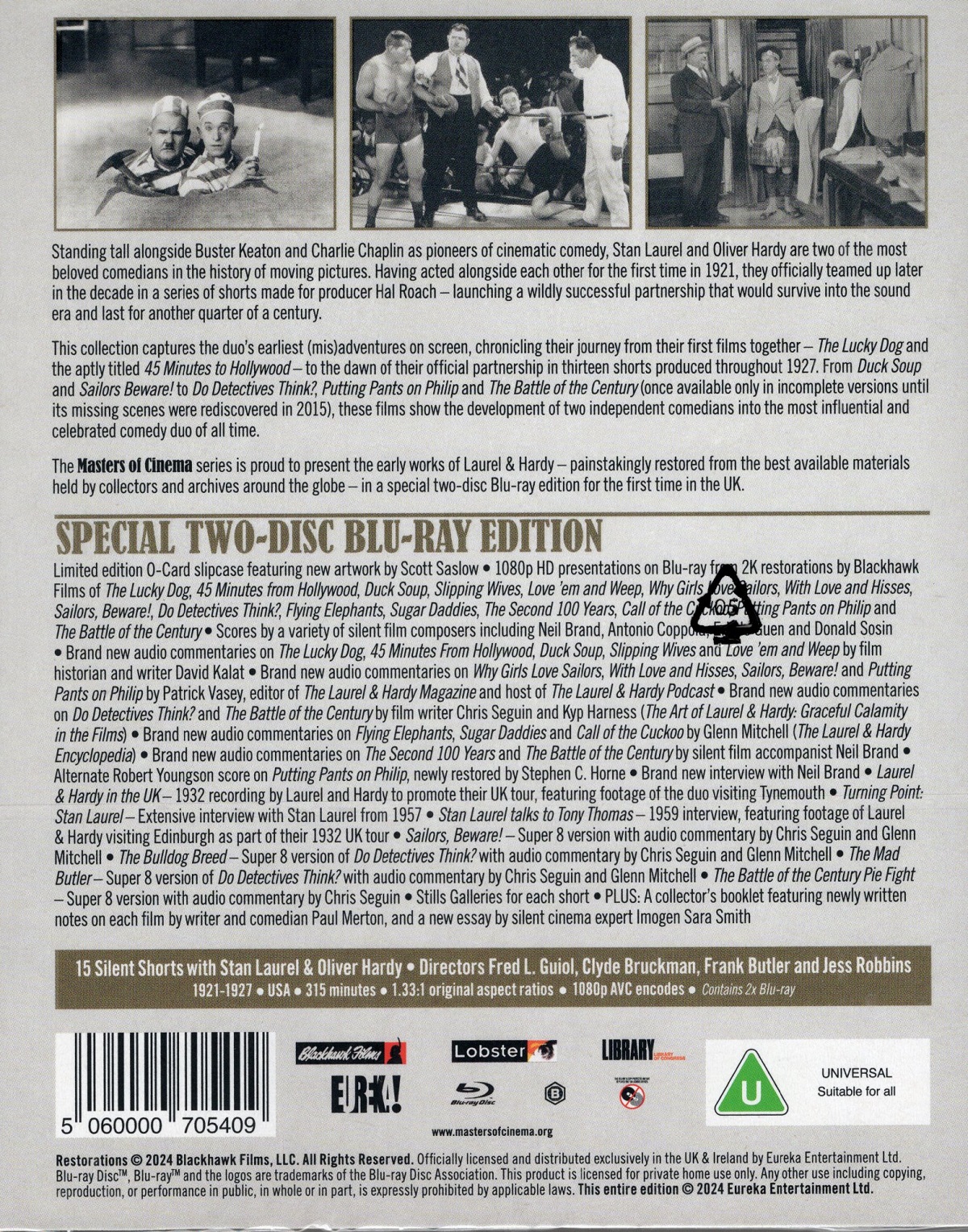 Laurel and Hardy : The Silent Years  (1927) (Limited Edition) (ej svensk text) (Blu-ray) - 2