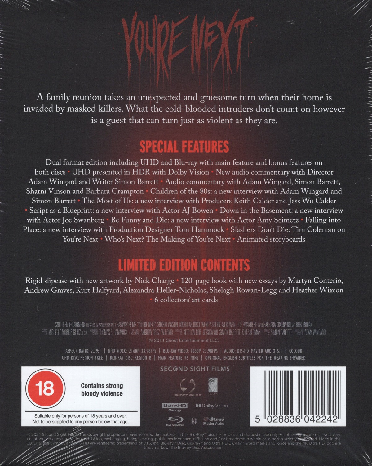 You're Next (Limited Edition) (ej svensk text) (4K Ultra HD + Blu-ray) - 2