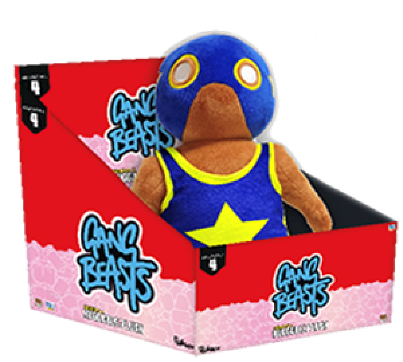 Gang Beasts Kramvänlig Plysch, 30 cm