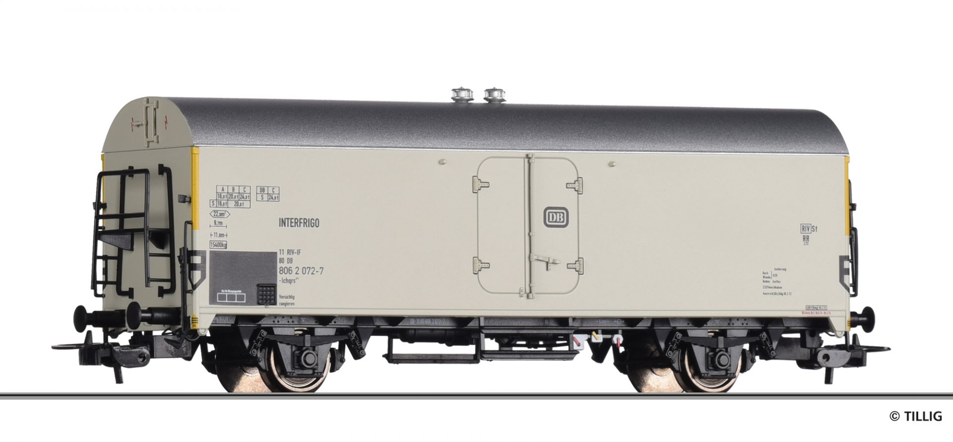 Kühlwagen Ichqrs 377 „INTERFRIGO“ der DB, Ep. IV
