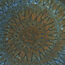 Carl-Harry Stålhane (1960s) Blue Studio Bowl with Relief Decor 20 cm