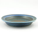 Carl-Harry Stålhane (1960s) Blue Studio Bowl with Relief Decor 20 cm