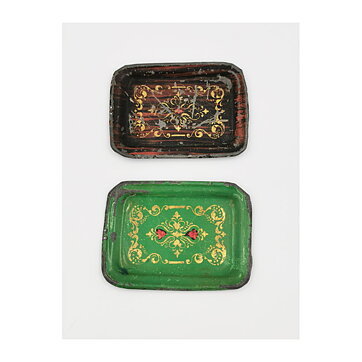 Dollhouse Second Hand - Serving trays Early 1900s