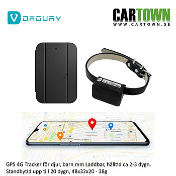 GPS Spårare 4G för barn, djur, laddbar