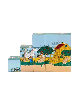 Cube puzzle Pippi Longstocking