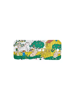 Pippi Långstrump Skär & Serveringsbräda - Vägen Hem, 18x44 cm