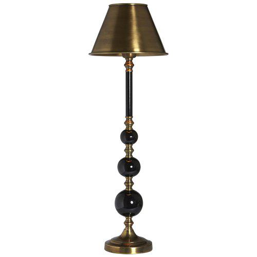 Lampfot / Svart-Antikmässing/ H 60cm - 3