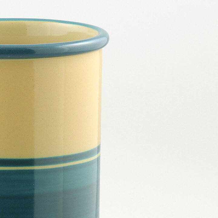 Margareta Hennix (1970) Unique Blue/Yellow Vase 20 cm