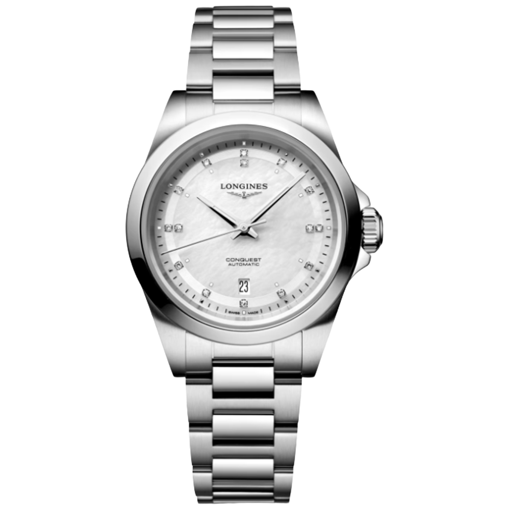 L3.320.4.87.6 Longines Conquest pärlemor 30 