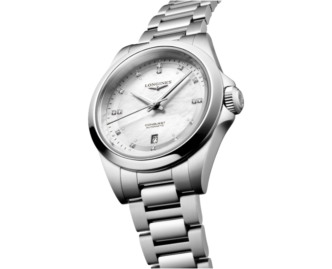 L3.320.4.87.6 Longines Conquest pärlemor 30 