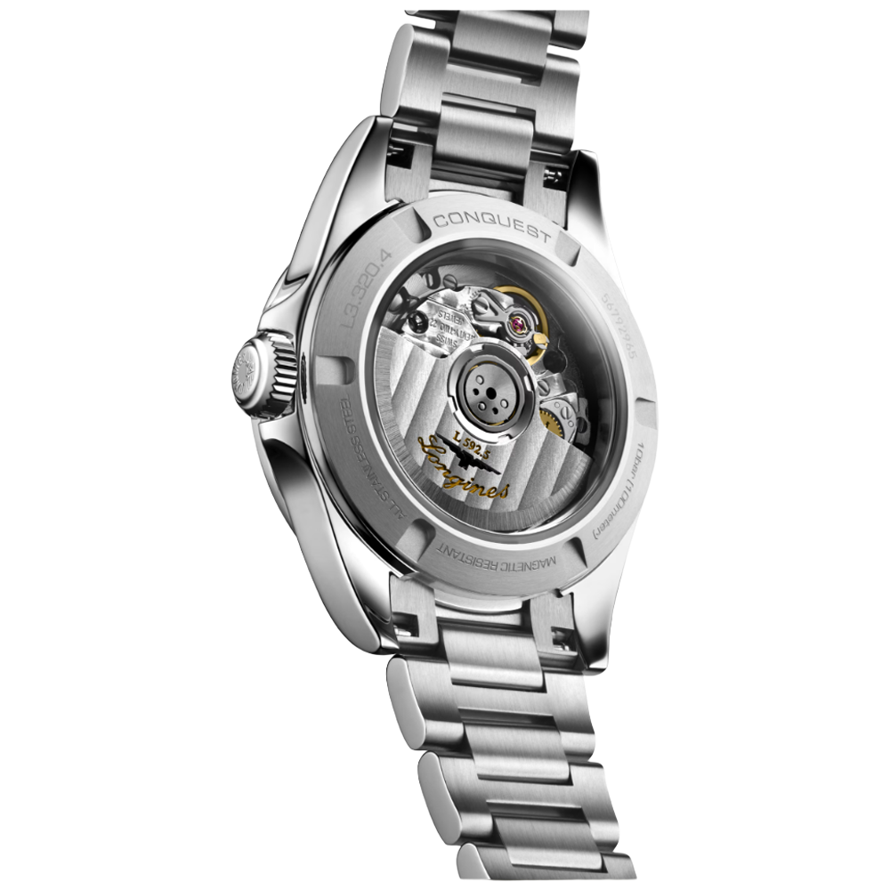 L3.320.4.72.6  Longines Conquest silver 30 