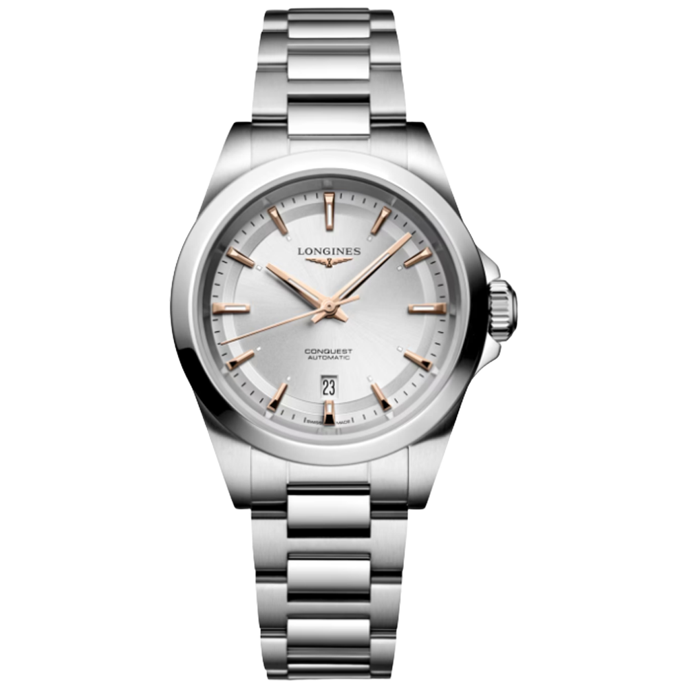 L3.320.4.72.6  Longines Conquest silver 30 