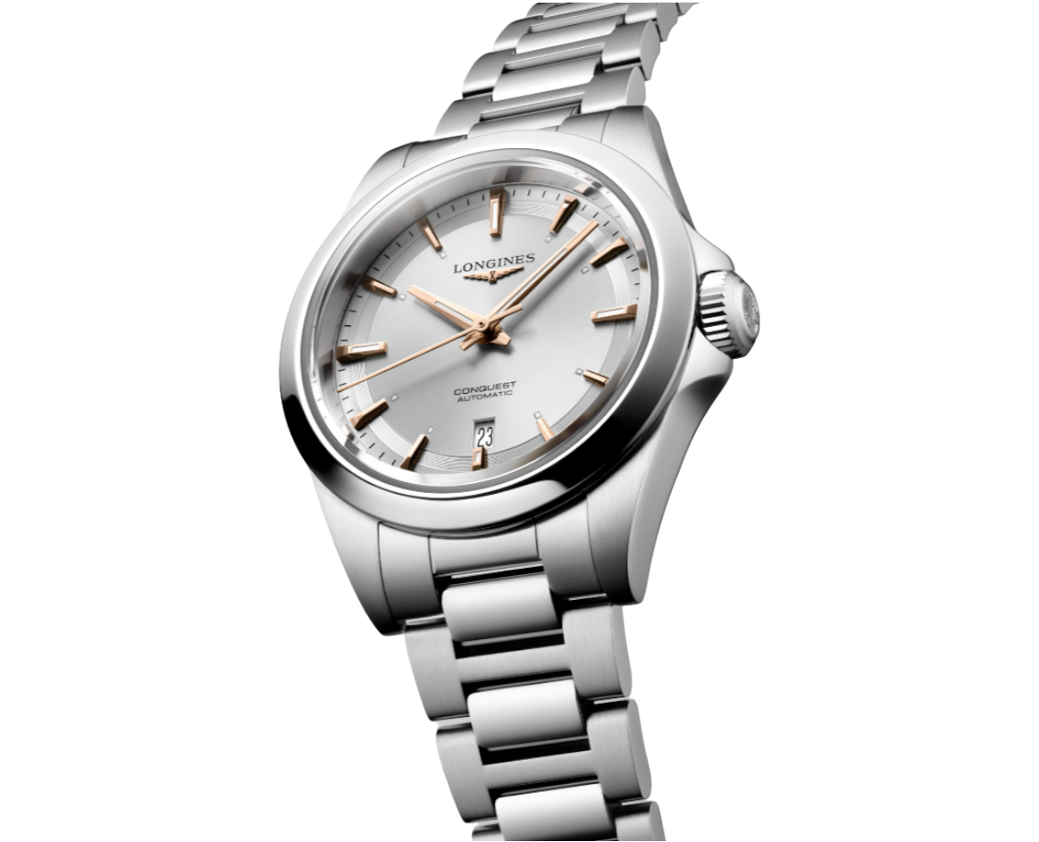 L3.320.4.72.6  Longines Conquest silver 30 