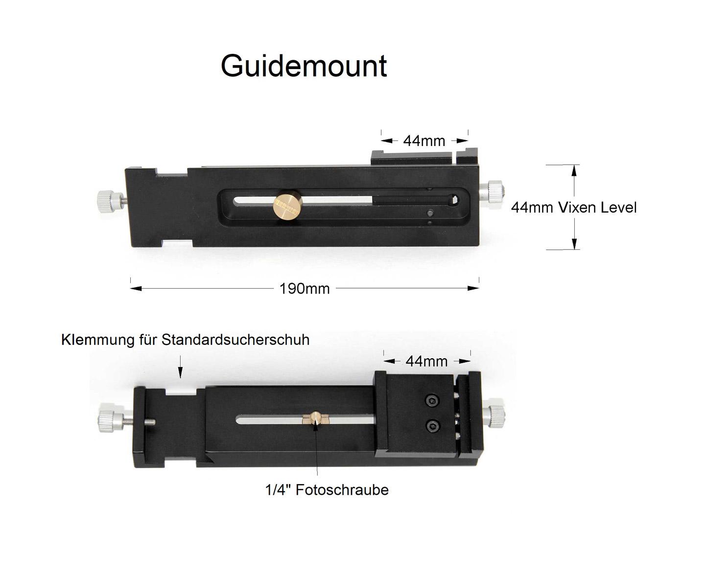 TS-OPTICS MONTERINGSSKENA FÖR PARALLELLANSLUTNING AV TELESKOP / KAMERA OCH GUIDEKIT - 5