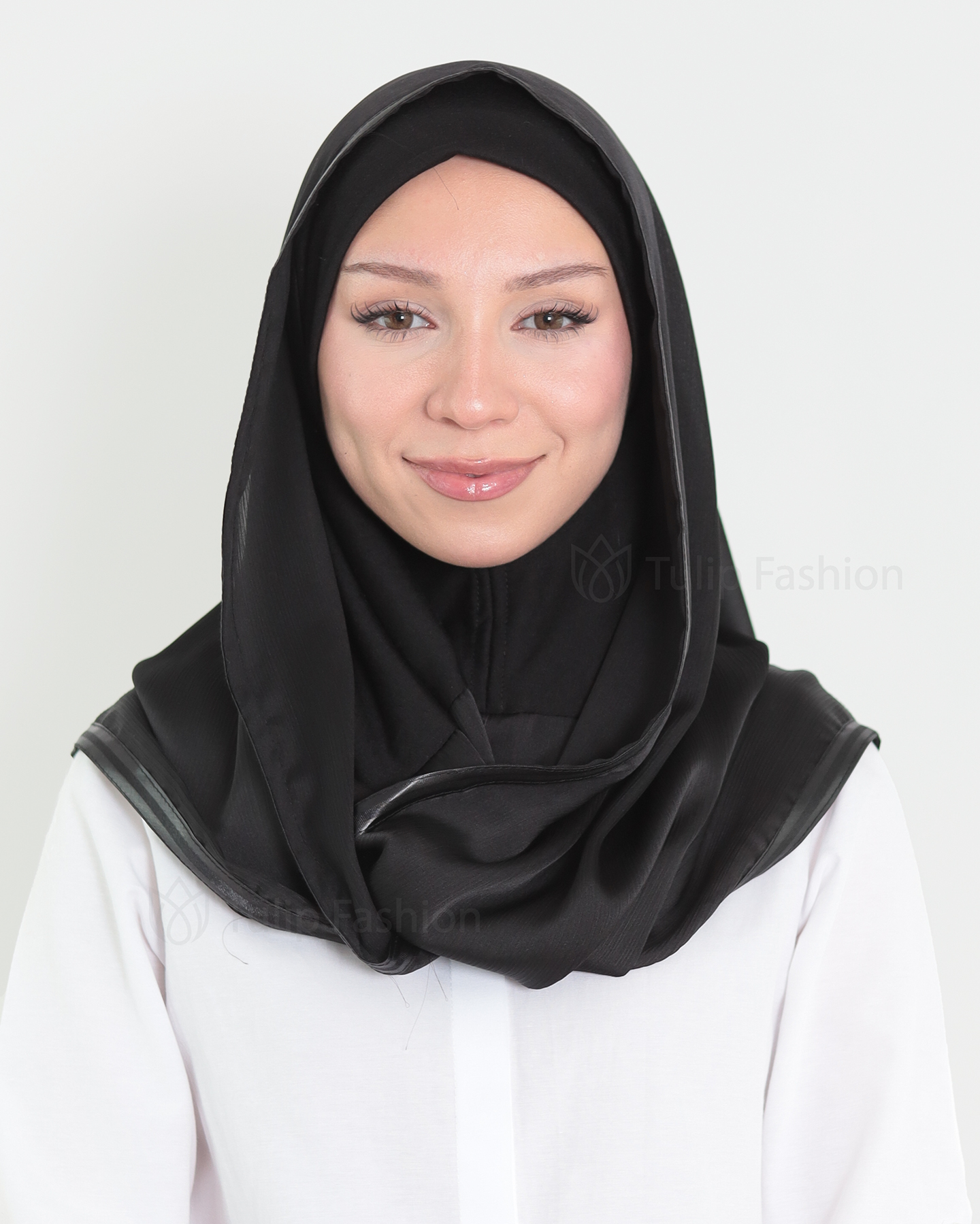 Hijab - Instant Satin - Black