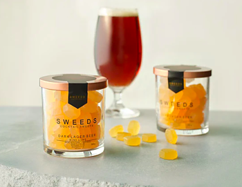 Sweeds Cocktail sweets vingummi Dark lager beer