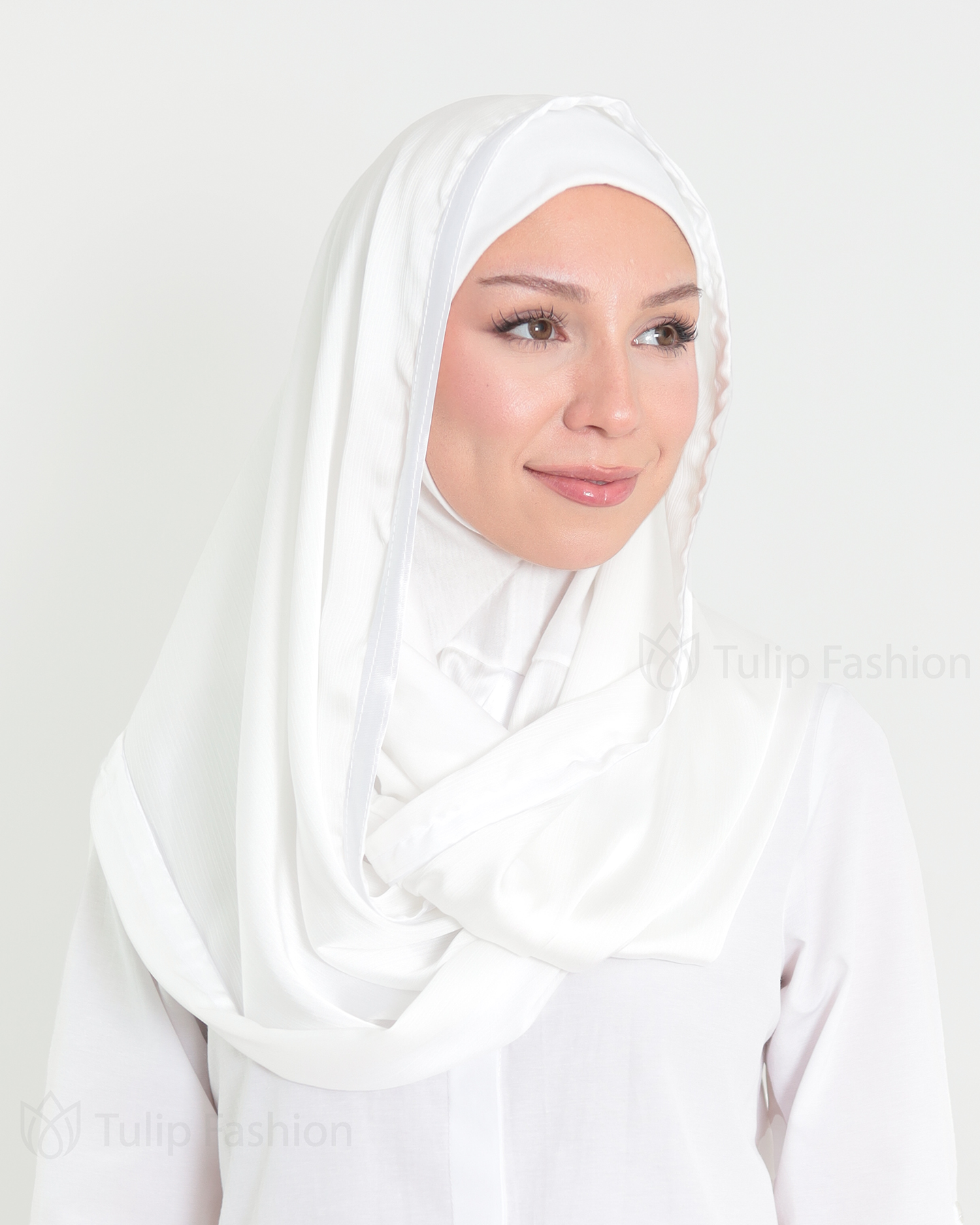 Hijab - Instant Satin - Off-White - 2