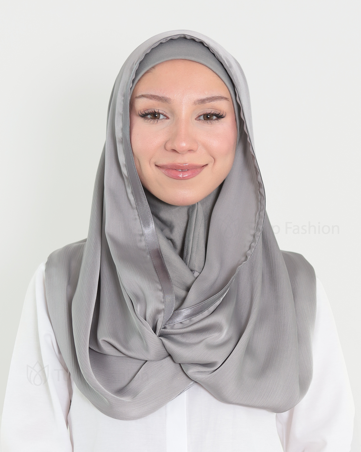 Hijab - Instant Satin - Gray