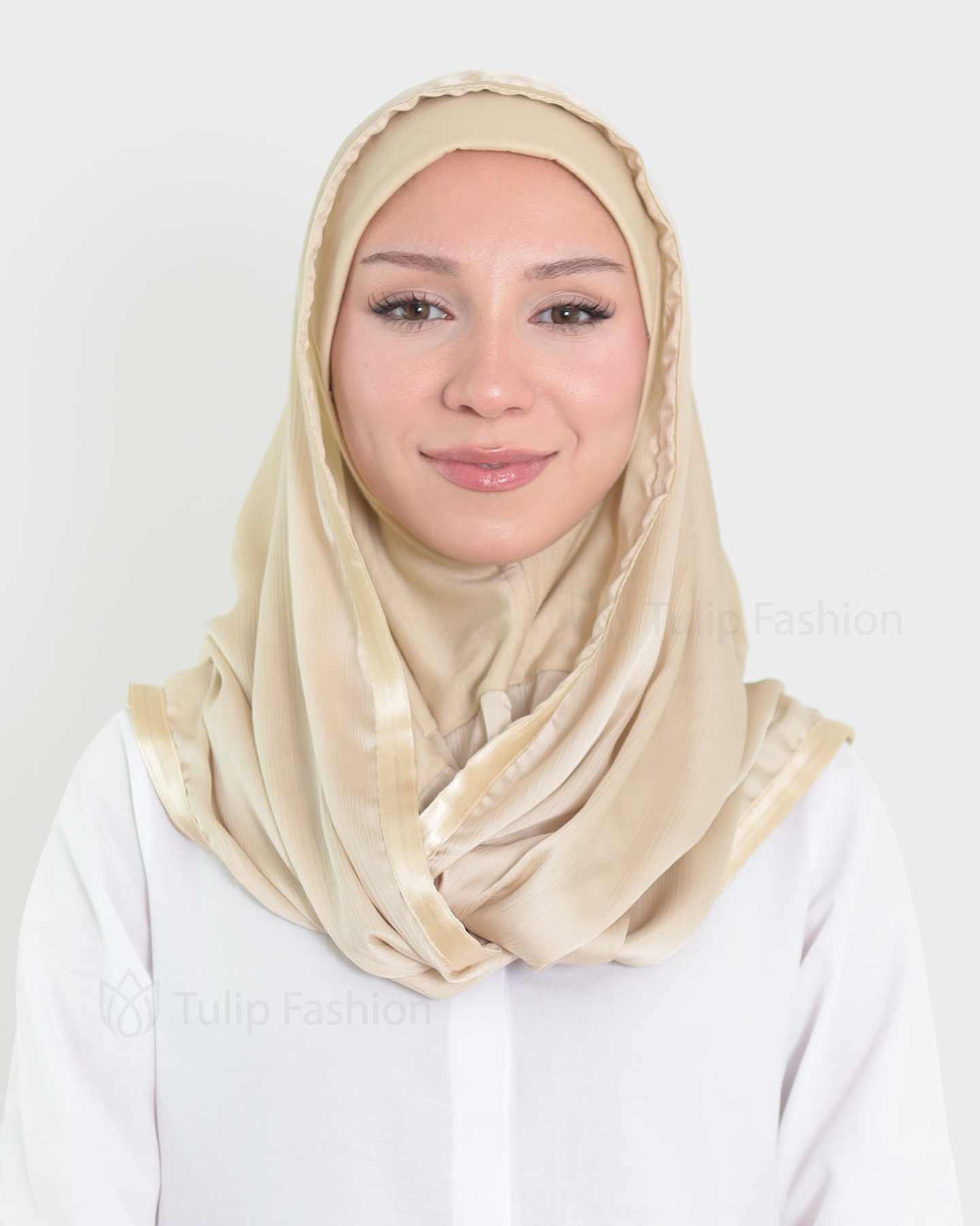 Hijab - Instant Satin - Beige